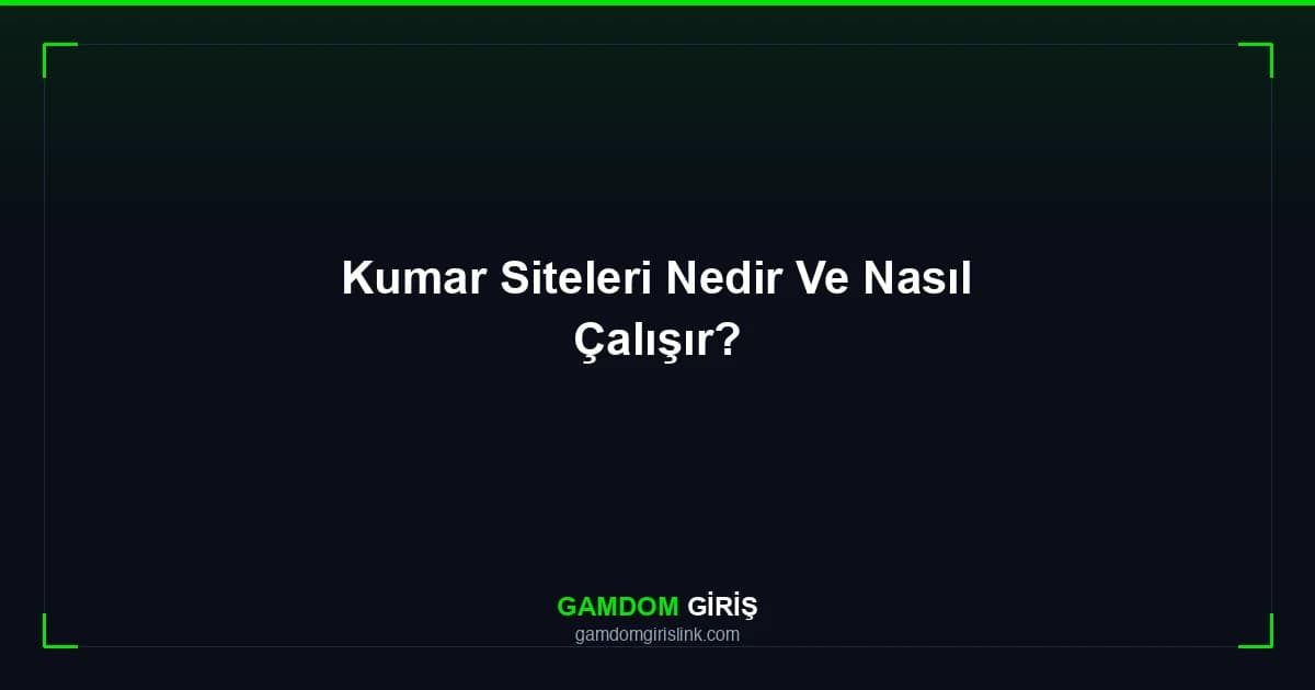 Kumar Siteleri Nedir Ve Nasıl Çalışır?